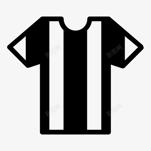 裁判员衬衫足球比赛图标svg_新图网 https://ixintu.com 比赛 洗衣图标在字形版本 裁判员衬衫 足球