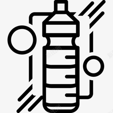 运动决赛饮料瓶子图标图标