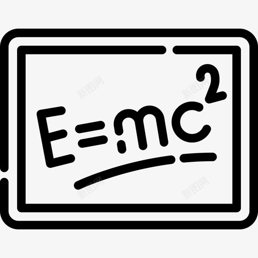 黑板科学12线性图标svg_新图网 https://ixintu.com 科学12 线性 黑板