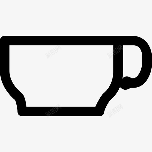 咖啡杯食品和饮料932px线图标svg_新图网 https://ixintu.com 32px线 咖啡杯 食品和饮料9