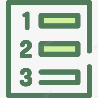 列表文本编辑器12verde图标图标