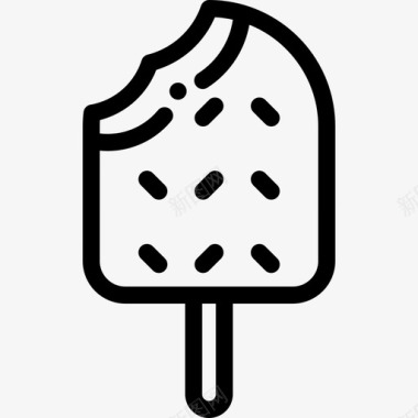 冰淇淋糖果和糖果2直系图标图标