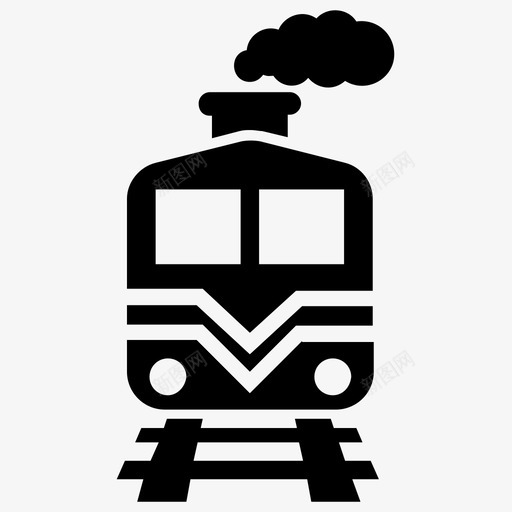 火车地铁电车图标svg_新图网 https://ixintu.com 全球变暖图标 地铁 旅行 火车 电车 运输