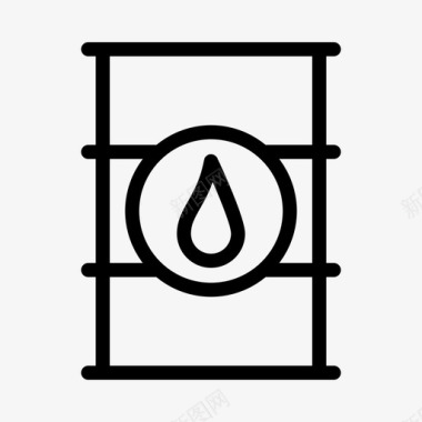 鼓能源石油图标图标