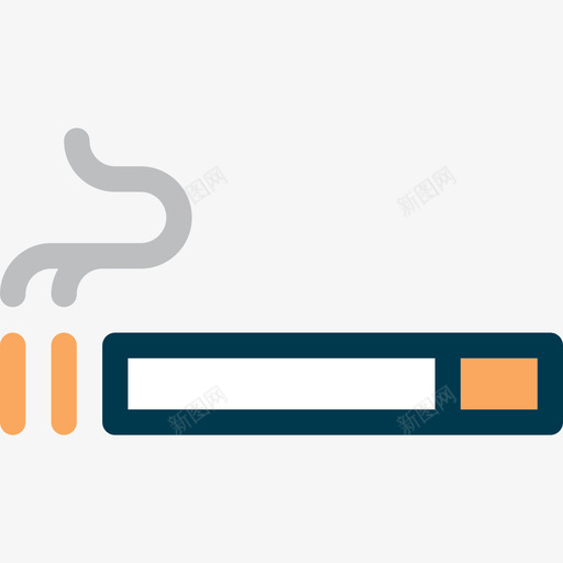 香烟寻路线性颜色图标svg_新图网 https://ixintu.com 寻路 线性颜色 香烟