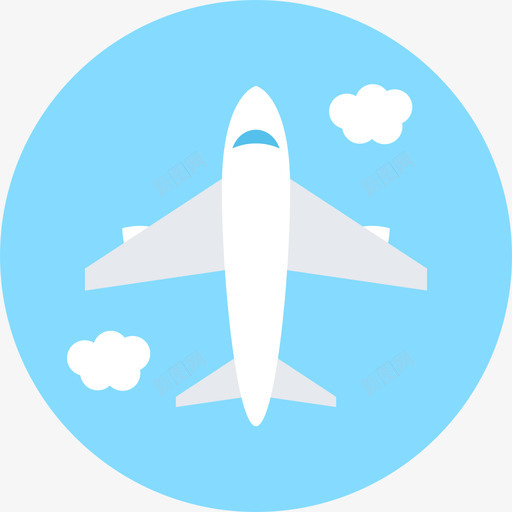 飞机全球物流3圆形图标svg_新图网 https://ixintu.com 全球物流3 圆形 飞机