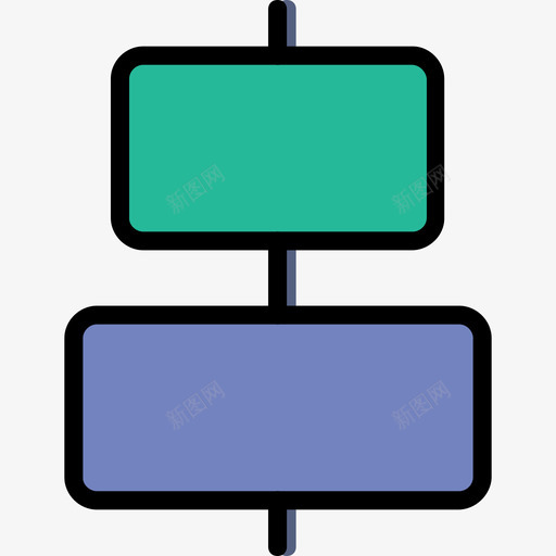 垂直对齐元素线条颜色图标svg_新图网 https://ixintu.com 垂直对齐 线条颜色 设计元素