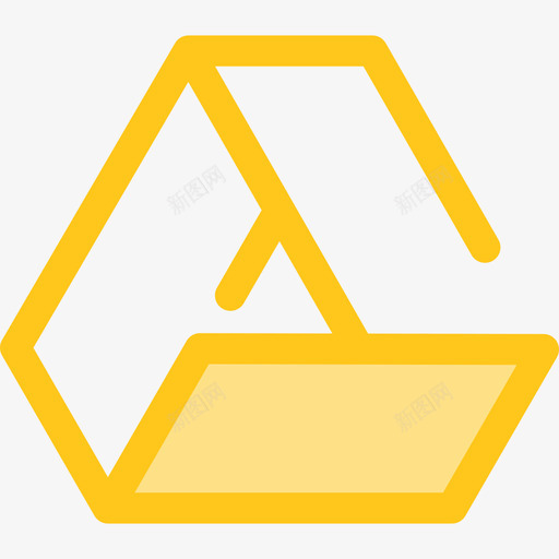 驱动器徽标6黄色图标svg_新图网 https://ixintu.com 徽标6 驱动器 黄色