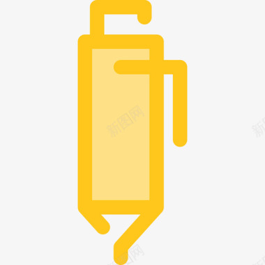 钢笔网10黄色图标图标