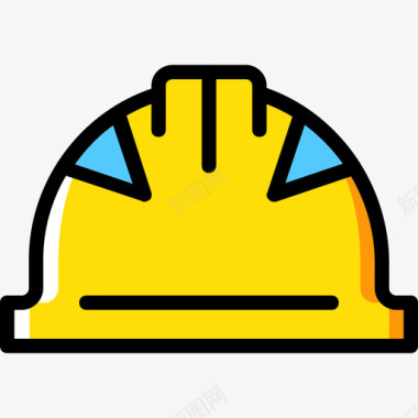 头盔结构8黄色图标图标
