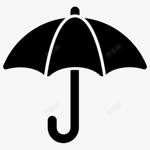 雨伞树梢树冠图标svg_新图网 https://ixintu.com 全球变暖图标 树冠 树梢 防雨 阳伞 雨伞