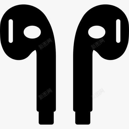 耳机音乐7填充图标svg_新图网 https://ixintu.com 填充 耳机 音乐7