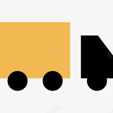 送货卡车销售图标图标