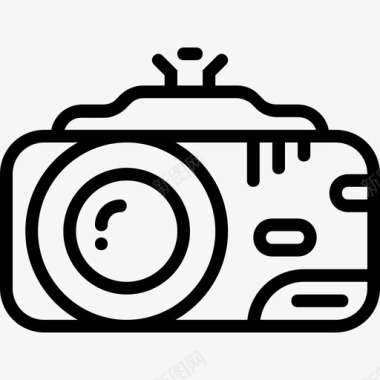 数码相机摄影录像2线性图标图标