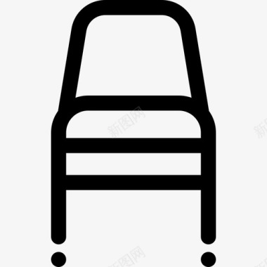 椅子家居用品10直线型图标图标
