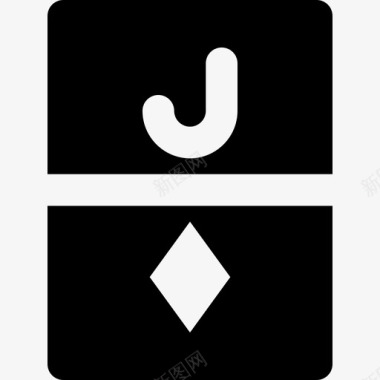 钻石杰克赌场赌博3实心图标图标