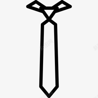 领带男士配件2直线型图标图标