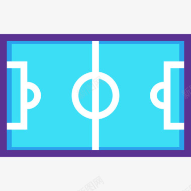 足球运动33线性颜色图标图标