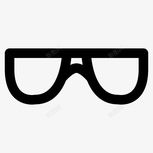 太阳镜眼罩遮光罩图标svg_新图网 https://ixintu.com 太阳镜 男士时尚风格 眼罩 遮光罩