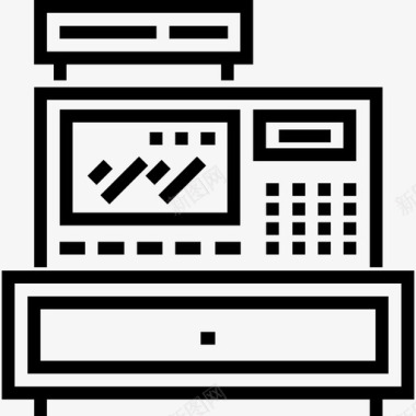 收银机业务20直系图标图标