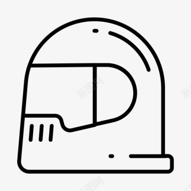 头盔运输工具车辆图标图标