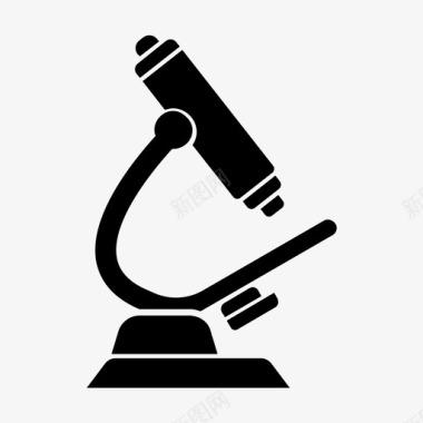 显微镜教育实验室图标图标