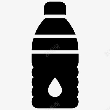 水瓶装水饮用水图标图标