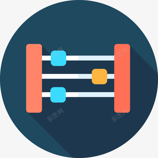 计算管理10扁平图标svg_新图网 https://ixintu.com 扁平 管理10 计算