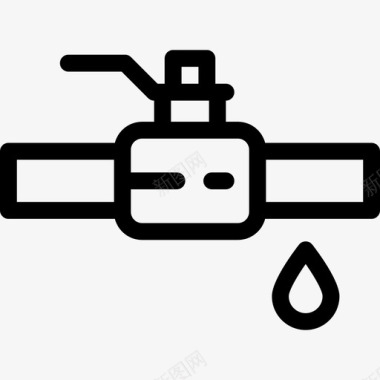 阀门结构12线性图标图标