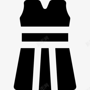 连衣裙衣服15件填充图标图标