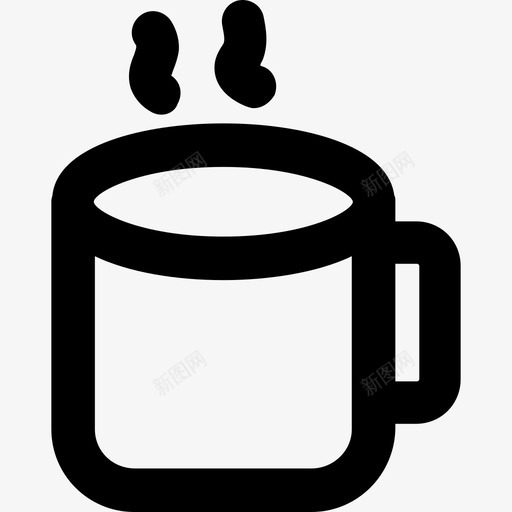 咖啡杯旅行24加粗圆形图标svg_新图网 https://ixintu.com 加粗圆形 咖啡杯 旅行24