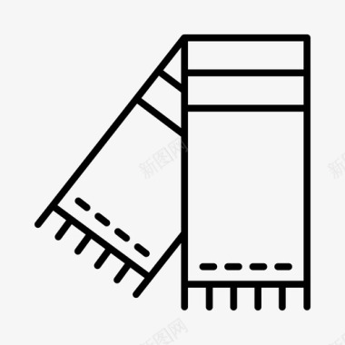 围巾高山北极图标图标