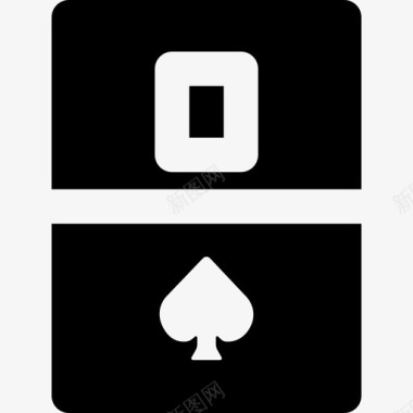黑桃皇后赌场赌博3实心图标图标