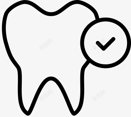 牙齿检查牙科图标svg_新图网 https://ixintu.com 准备好 完成 检查 牙医 牙医薄 牙科 牙齿