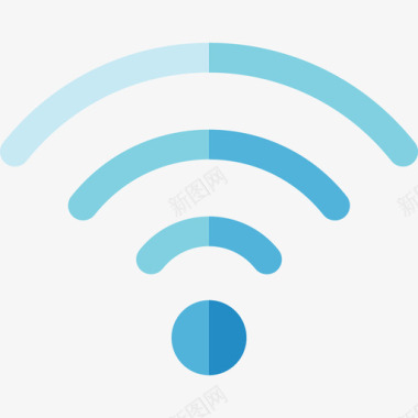 Wifi通讯18平坦图标图标