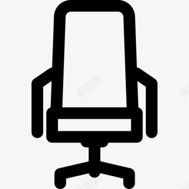 椅子家居用品15直线型图标图标