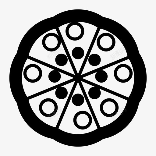 披萨吃食物图标svg_新图网 https://ixintu.com 吃 披萨 披萨切 披萨片 食物
