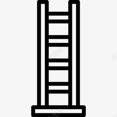 直线结构梯子图标图标