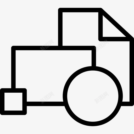 插件平面工具7线性图标svg_新图网 https://ixintu.com 平面设计工具7 插件 线性