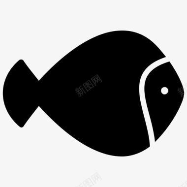 多丽鱼卡通鱼海洋动物图标图标