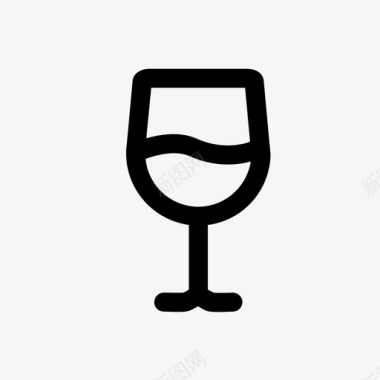 葡萄酒香槟晚餐图标图标