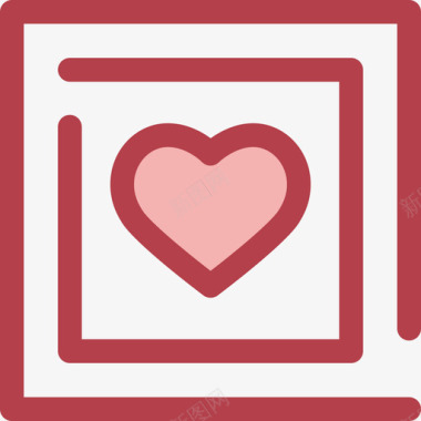 心脏评级验证符号3红色图标图标