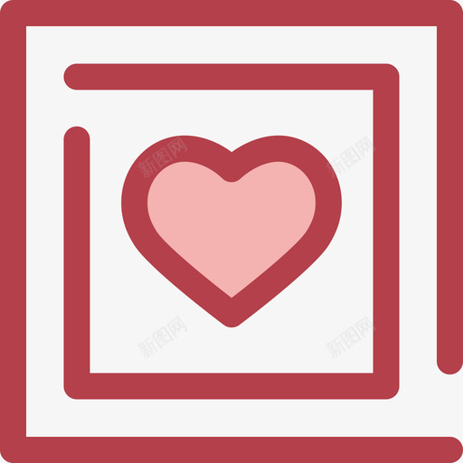 心脏评级验证符号3红色图标svg_新图网 https://ixintu.com 心脏 红色 评级验证符号3