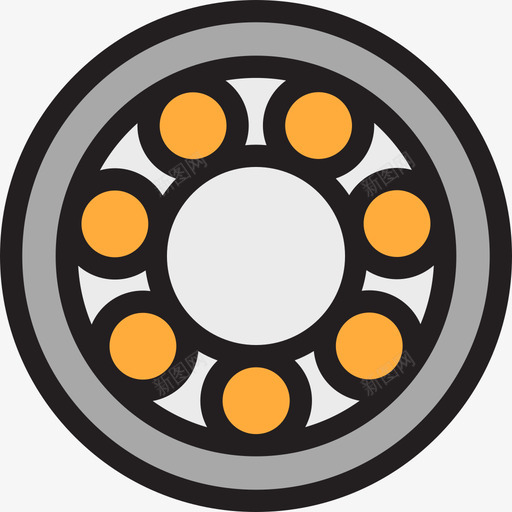 齿轮制造线性颜色图标svg_新图网 https://ixintu.com 制造 线性颜色 齿轮