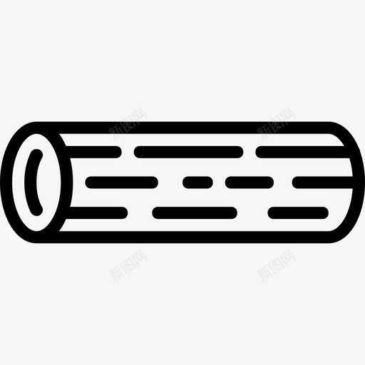 原木建筑直线图标svg_新图网 https://ixintu.com 原木 建筑 直线