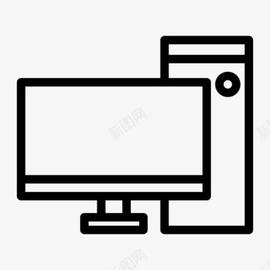 计算机cpu桌面图标图标