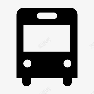 公共汽车教育乘车图标图标