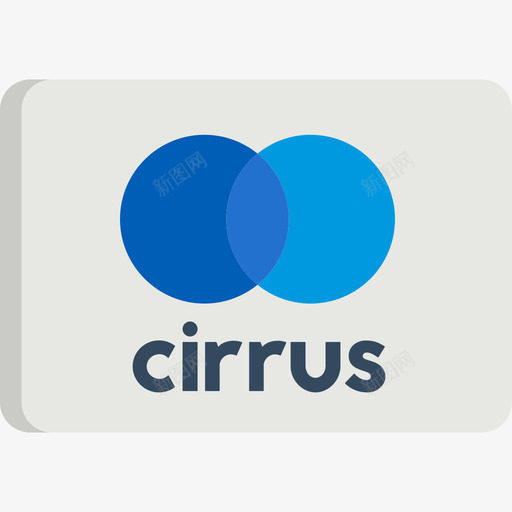 Cirrus信用卡2持平图标svg_新图网 https://ixintu.com Cirrus 信用卡2 持平