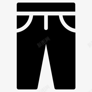 裤子慢跑裤运动制服图标图标
