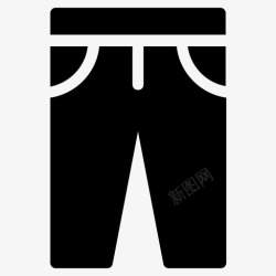 橄榄球裤裤子慢跑裤运动制服图标高清图片